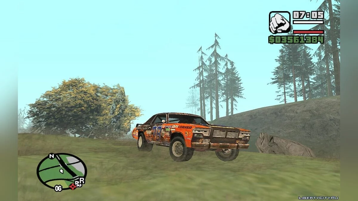 Три моделі автомобілів з гри FlatOut / GTA San Andreas