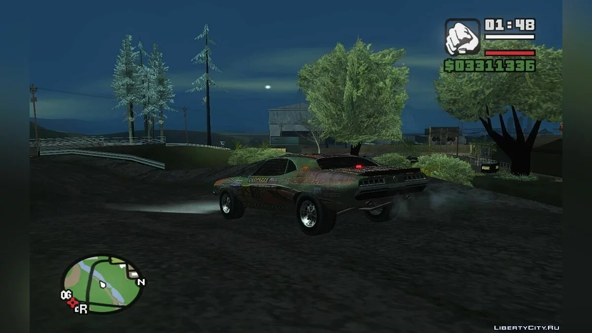 Три моделі автомобілів з гри FlatOut / GTA San Andreas