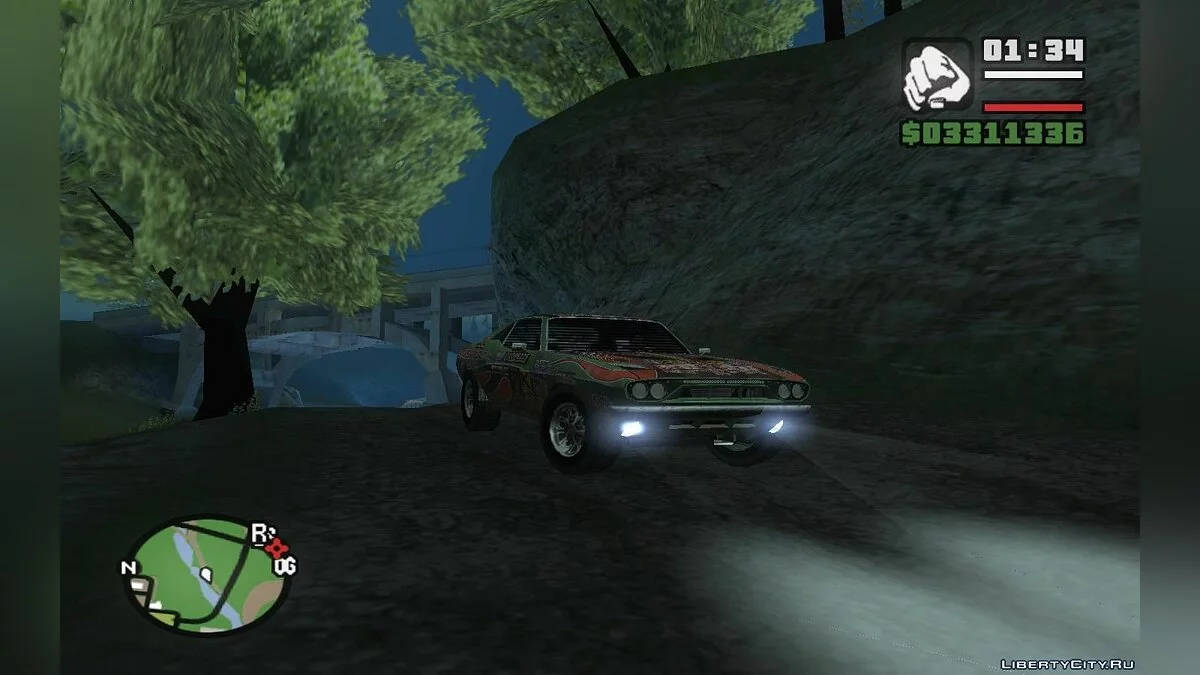 Три моделі автомобілів з гри FlatOut / GTA San Andreas