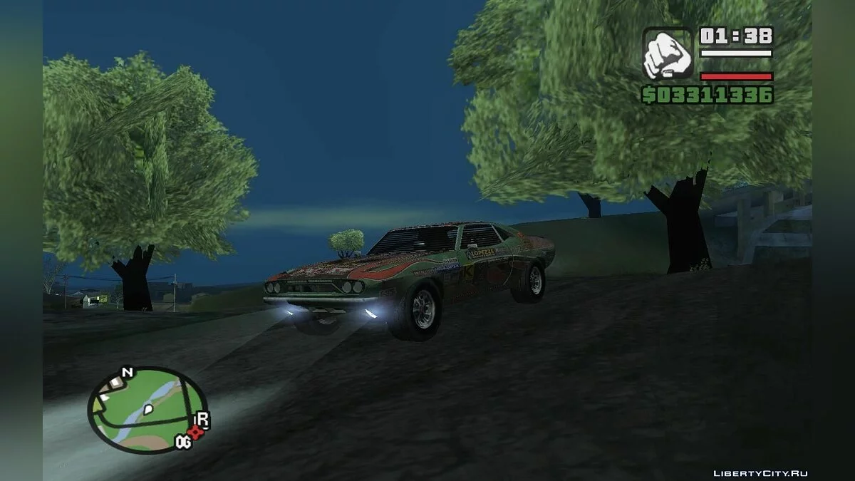 Три моделі автомобілів з гри FlatOut / GTA San Andreas