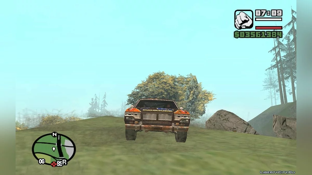 Три моделі автомобілів з гри FlatOut / GTA San Andreas
