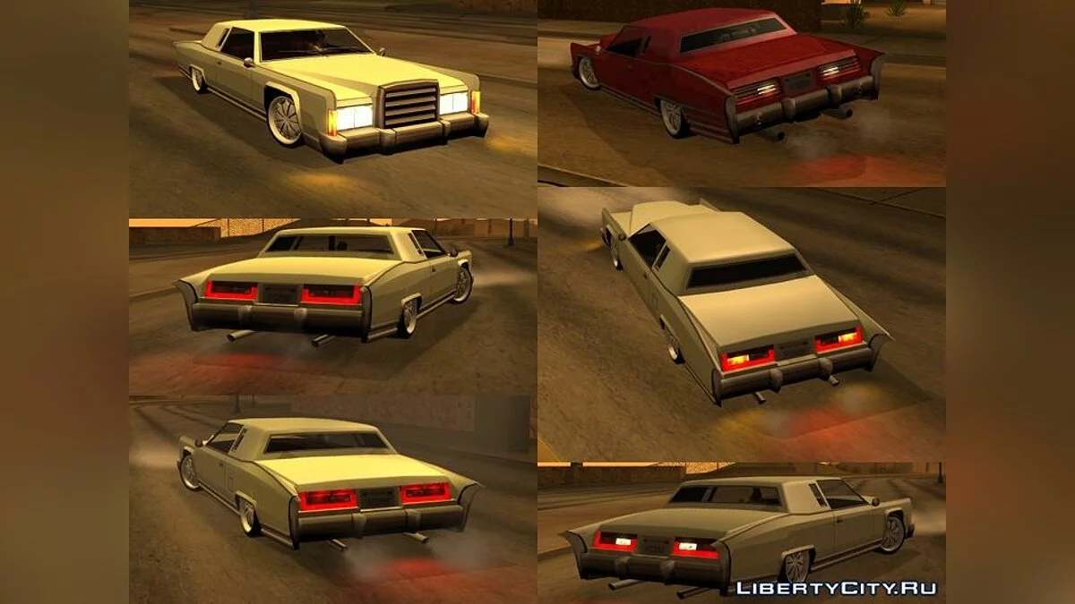 Оригінальні автомобілі San Andreas адаптовані до ImVehFt / GTA San Andreas