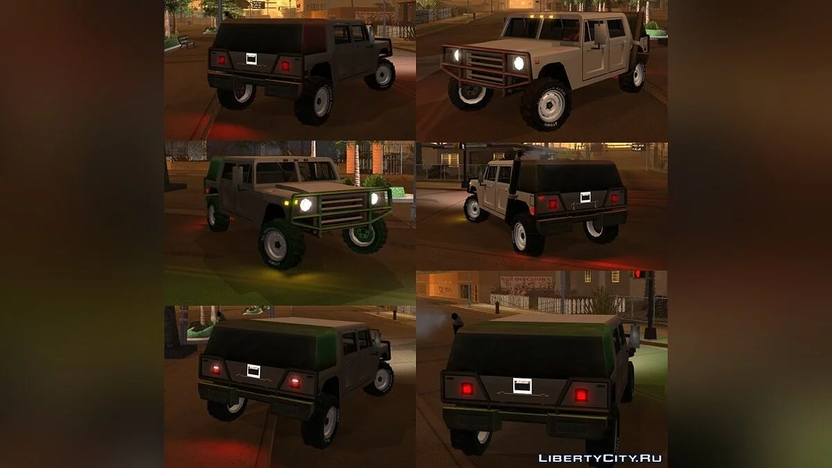 Оригінальні автомобілі San Andreas адаптовані до ImVehFt / GTA San Andreas