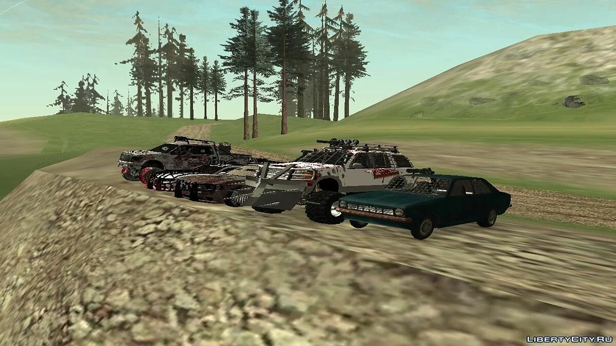 僵尸 apocalypse 的汽车 v2 / GTA San Andreas