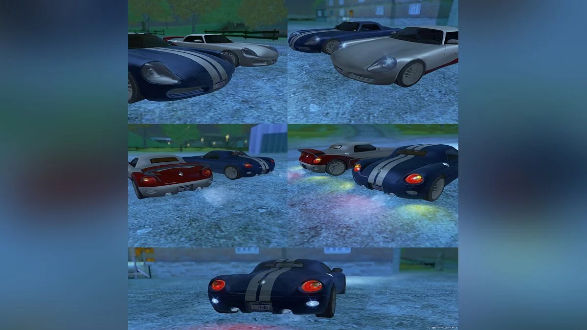 Адаптований Трі-Пак (HD автомобілі GTA) / GTA San Andreas