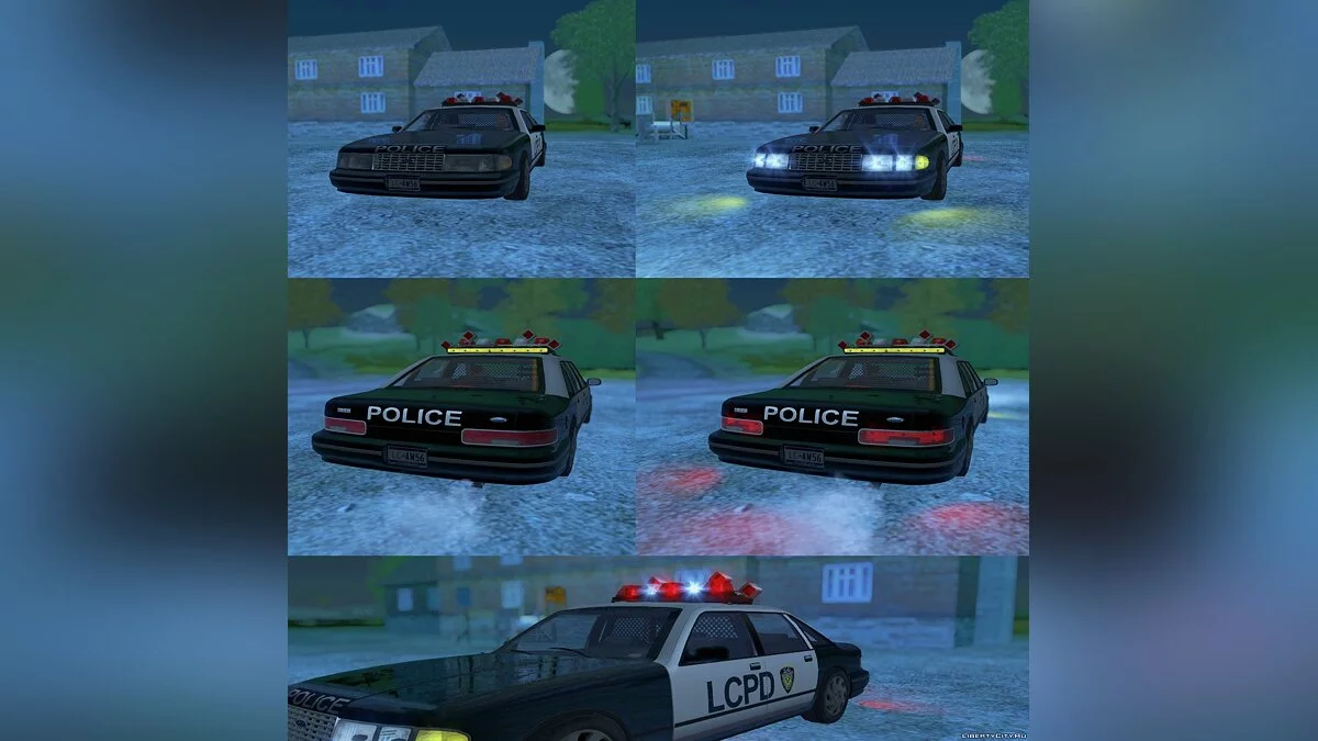 Адаптований Трі-Пак (HD автомобілі GTA) / GTA San Andreas