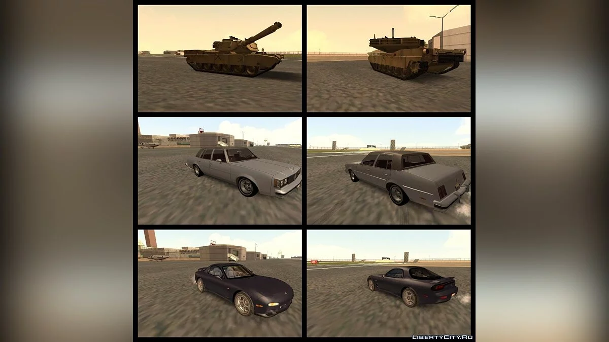 Pack de véhicules RESPECT v0.1 / GTA San Andreas