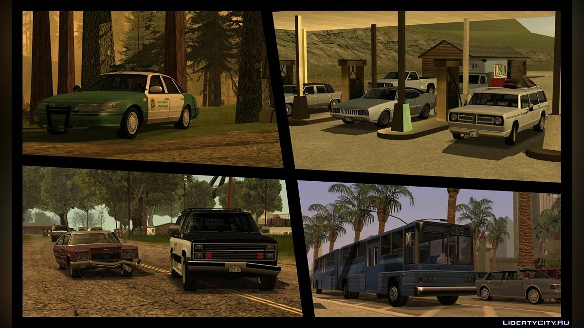 Extended Vanilla Vehicles Pack 2.0 / GTA San Andreas