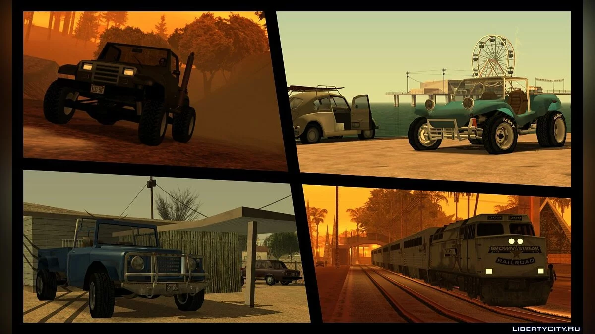 Розширений пакет автомобілів Vanilla 2.0 / GTA San Andreas