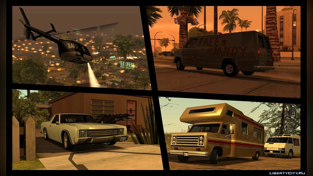Extended Vanilla Vehicles Pack 2.0 / GTA San Andreas