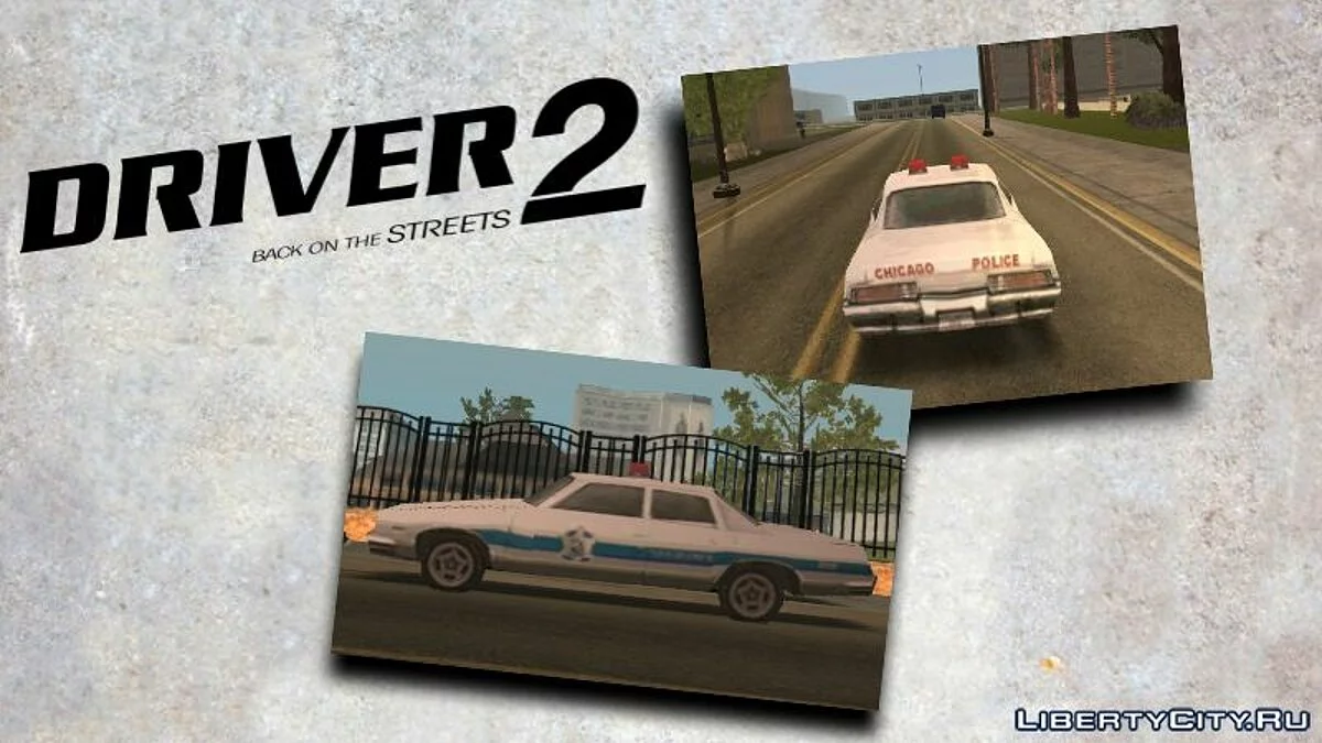 Conversões de carros de DRIVER 2 - Mod de Carros PS1 / GTA San Andreas