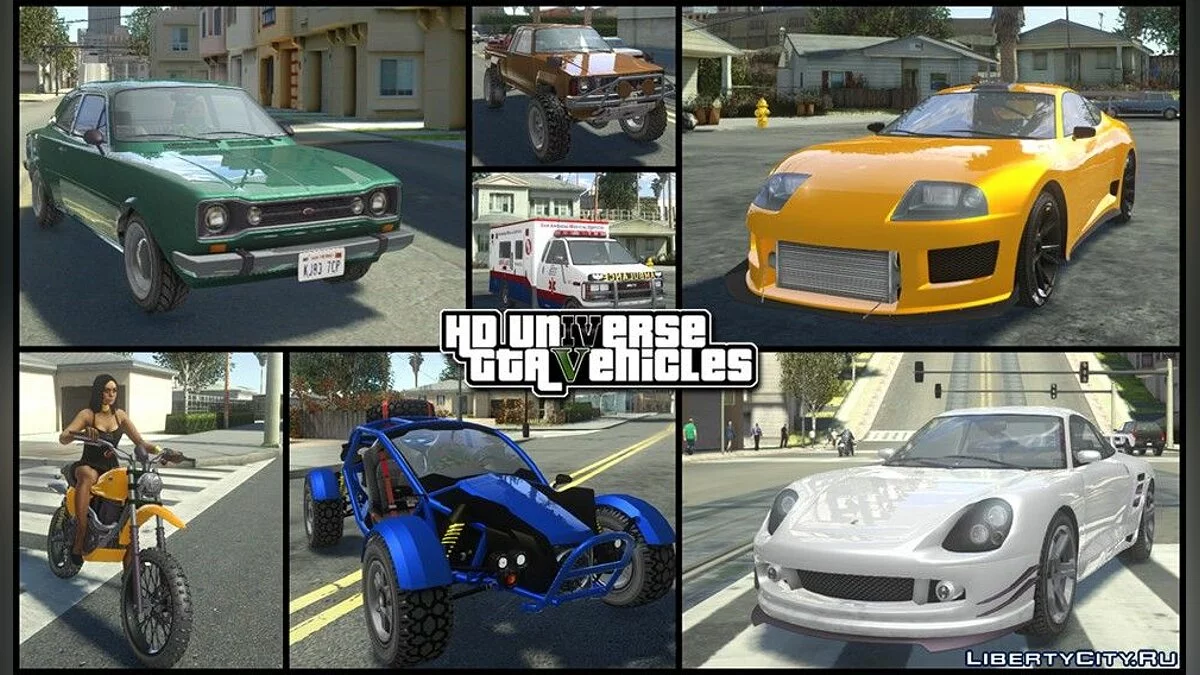 HD Universe GTA车辆 [Update XIII] / GTA San Andreas