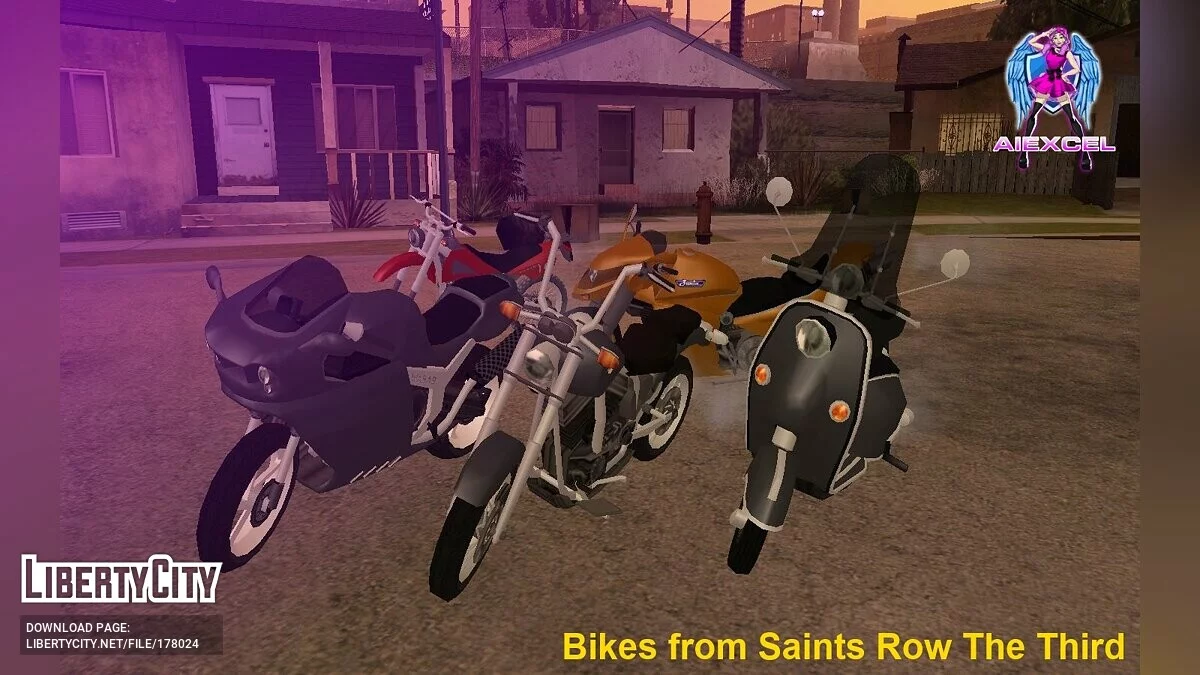 Saints Row The Third and IV Cars Pack / GTA San Andreas