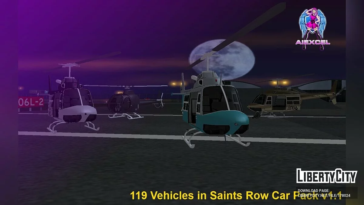 Saints Row The Third and IV Cars Pack / GTA San Andreas