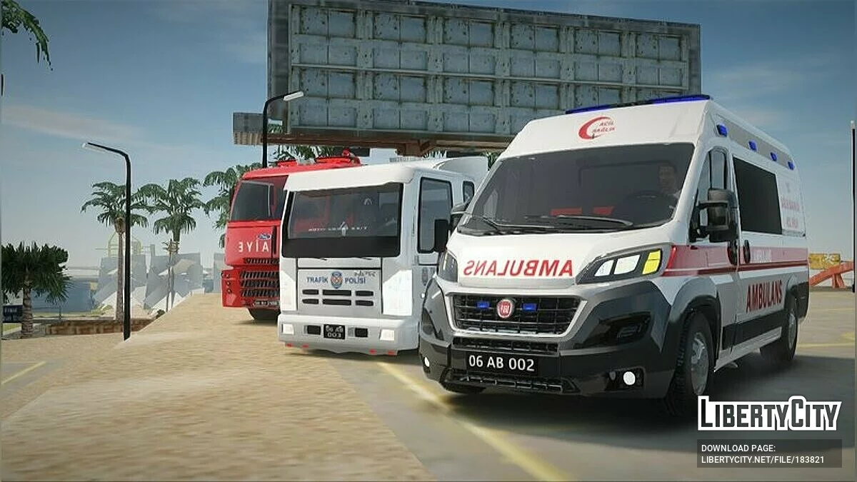 Турецькі автомобілі швидкої допомоги / GTA San Andreas