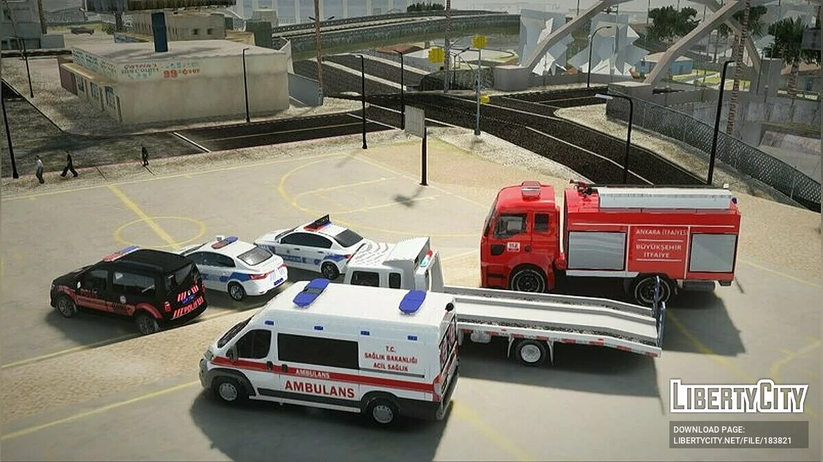 Турецькі автомобілі швидкої допомоги / GTA San Andreas