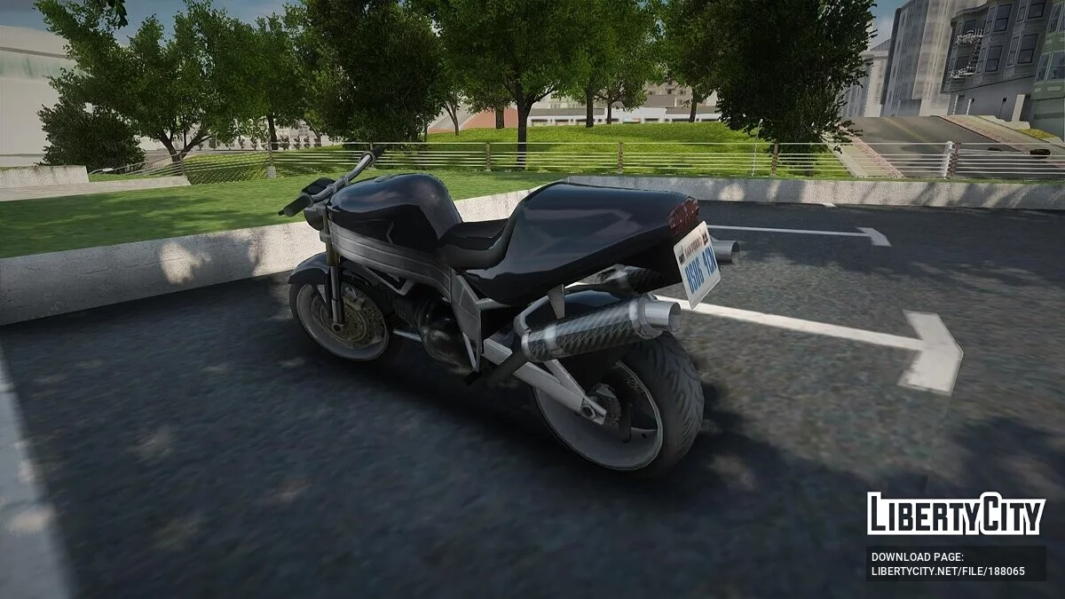 A collection of two-wheeled vehicles from SA: Definitive Edition / GTA San Andreas