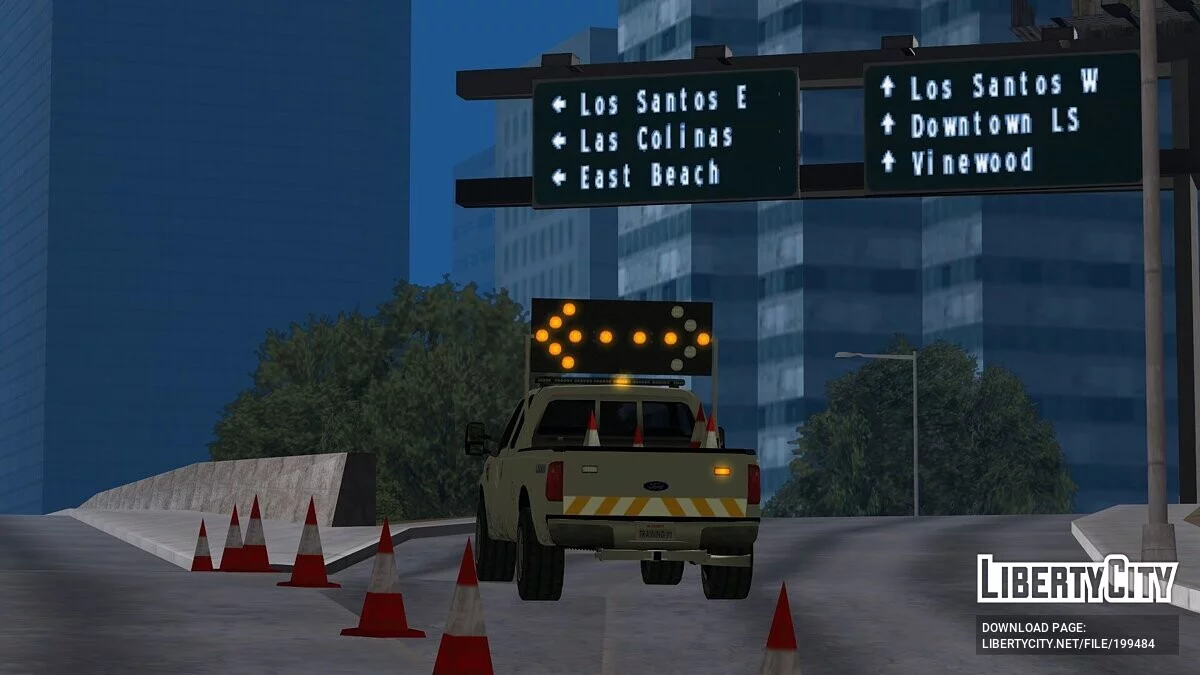 Збірка транспорту дорожніх служб (+ адаптація під AVS) / GTA San Andreas