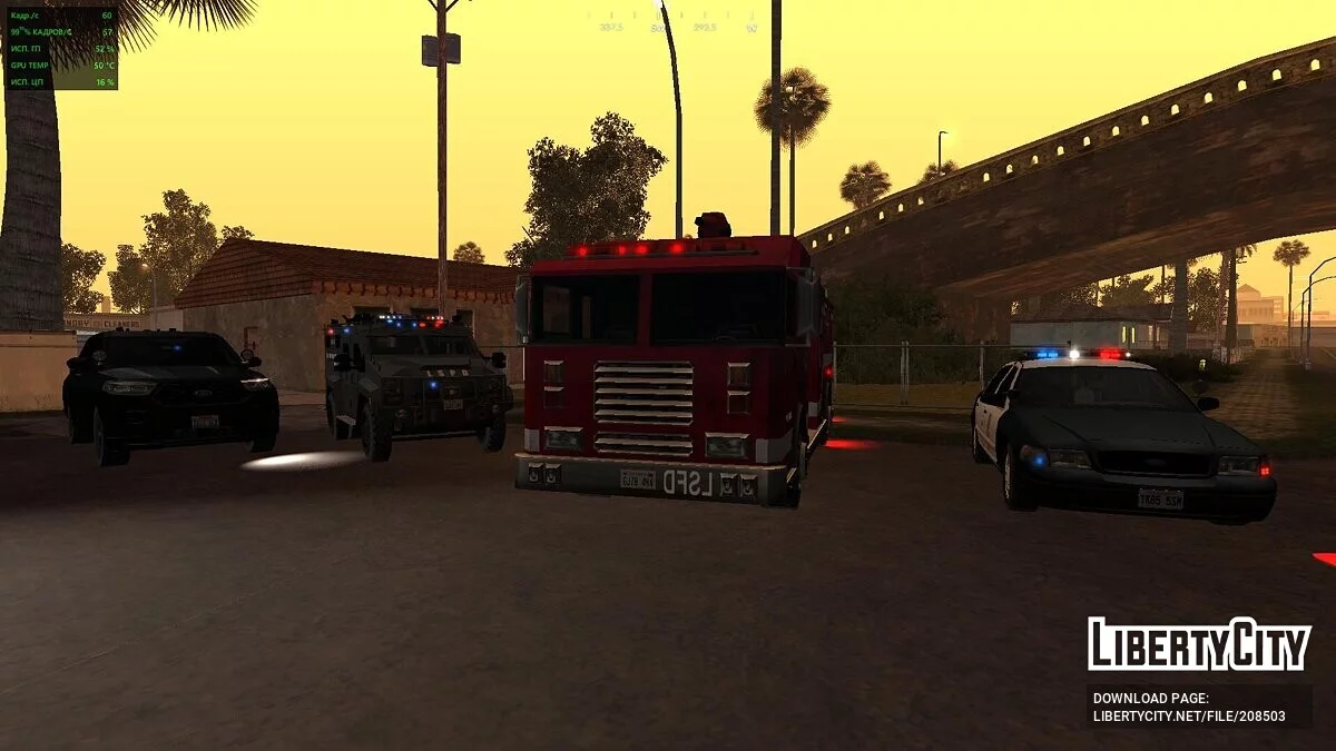 Acil Servis Araçları [AVS Uyumlu] / GTA San Andreas