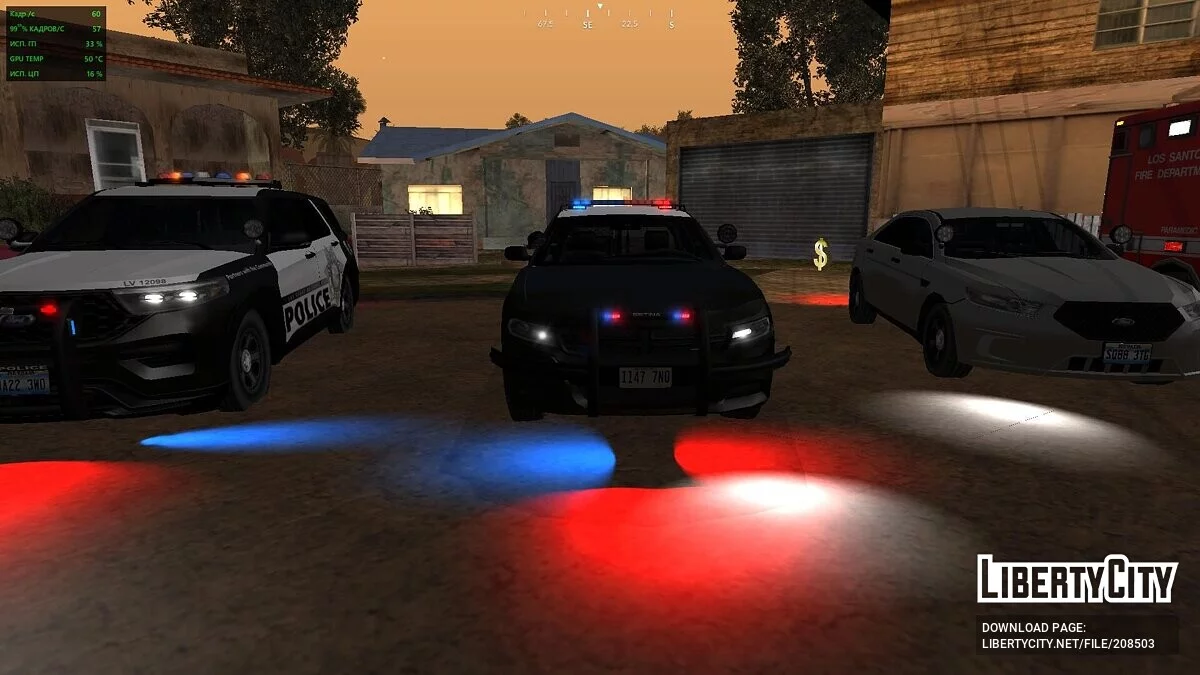 Acil Servis Araçları [AVS Uyumlu] / GTA San Andreas