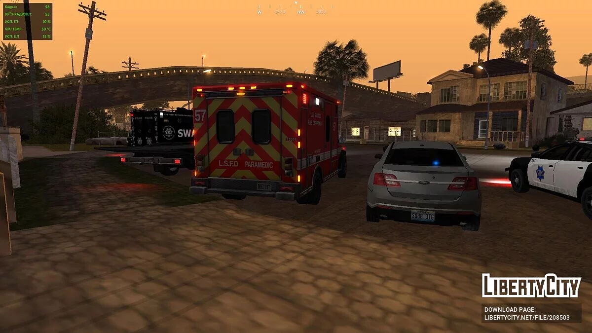 Acil Servis Araçları [AVS Uyumlu] / GTA San Andreas