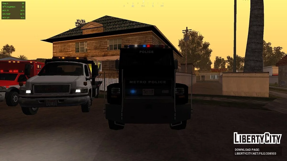 Acil Servis Araçları [AVS Uyumlu] / GTA San Andreas