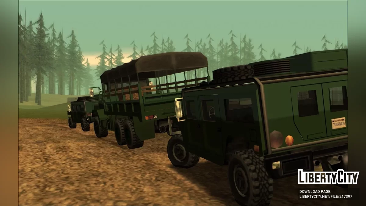Paket Mobil Gaya SA / GTA San Andreas