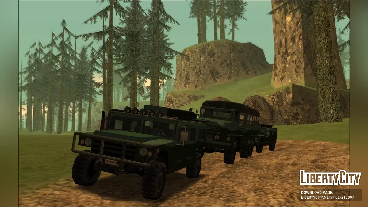 Paket Mobil Gaya SA / GTA San Andreas
