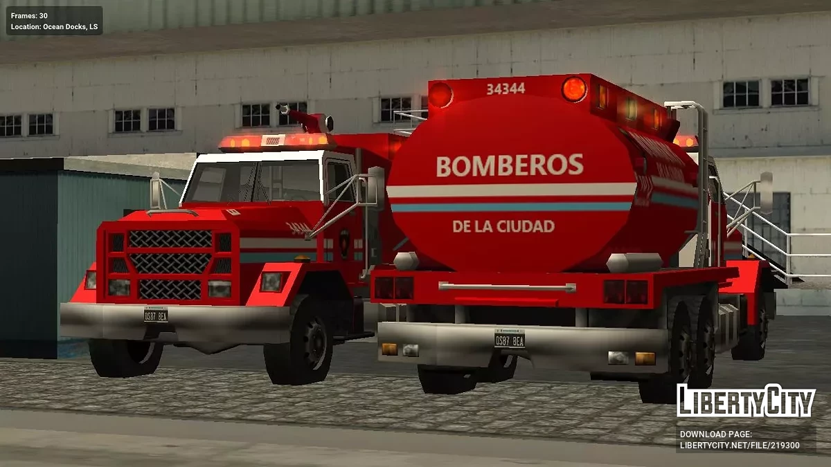 Argentina Emergency Pack (SA Style Low Poly) / GTA San Andreas