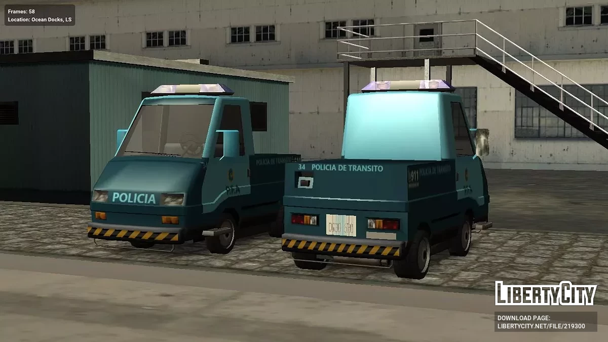 Argentina Emergency Pack (SA Style Low Poly) / GTA San Andreas