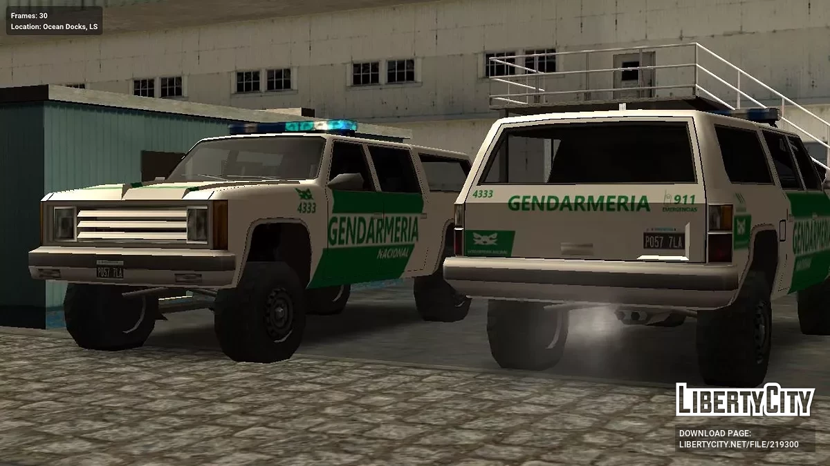 Argentina Emergency Pack (SA Style Low Poly) / GTA San Andreas