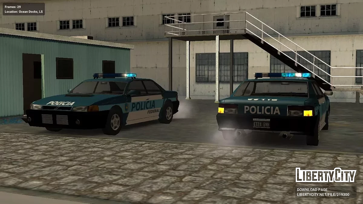 Argentina Emergency Pack (SA Style Low Poly) / GTA San Andreas