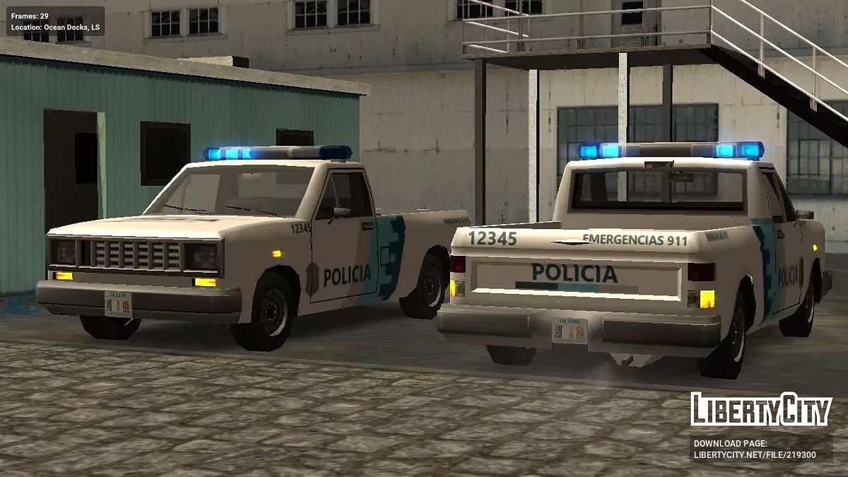 Argentina Emergency Pack (SA Style Low Poly) / GTA San Andreas