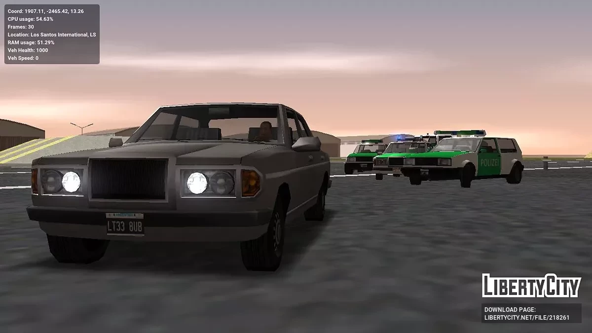 Polícia Alemã (adaptação para ImVehFt) / GTA San Andreas