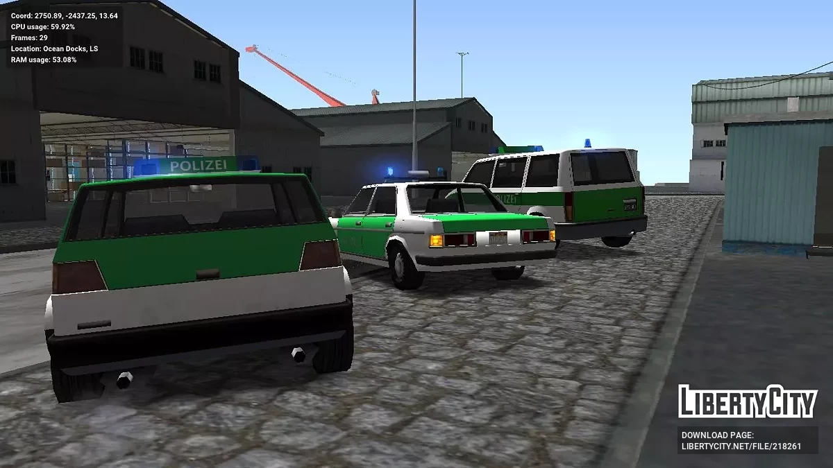 Polícia Alemã (adaptação para ImVehFt) / GTA San Andreas