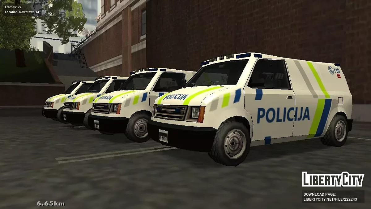 Coleção Letã de Transporte (Suporte IVF + Estilo SA) / GTA San Andreas
