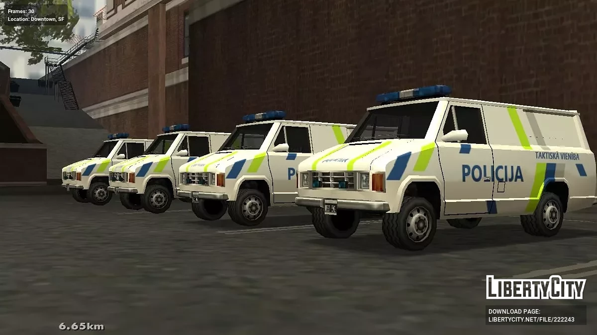 Coleção Letã de Transporte (Suporte IVF + Estilo SA) / GTA San Andreas