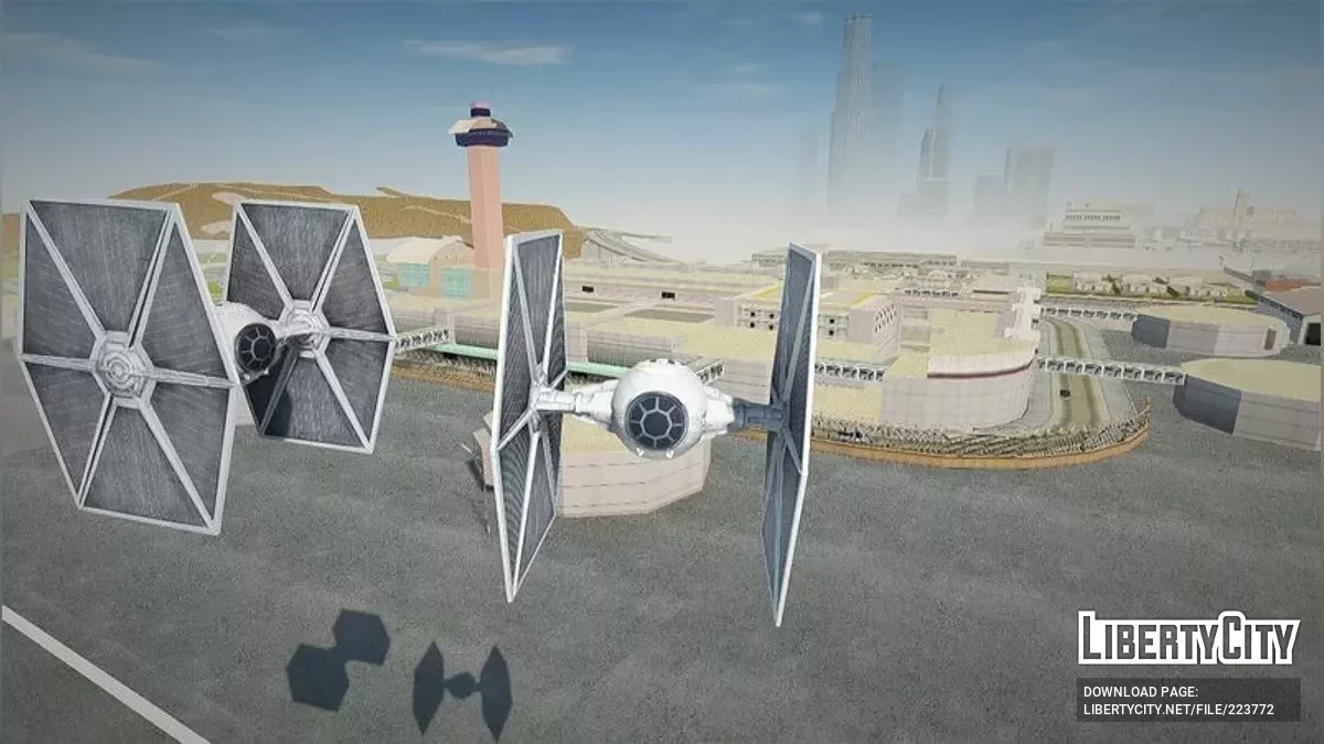 TIE Pilot, TIE Fighter et TIE Interceptor de Star Wars / GTA San Andreas