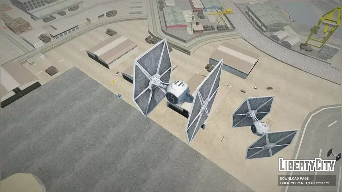 TIE Pilot, TIE Fighter et TIE Interceptor de Star Wars / GTA San Andreas