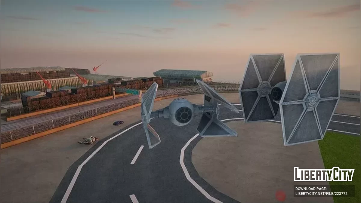TIE Pilot, TIE Fighter et TIE Interceptor de Star Wars / GTA San Andreas