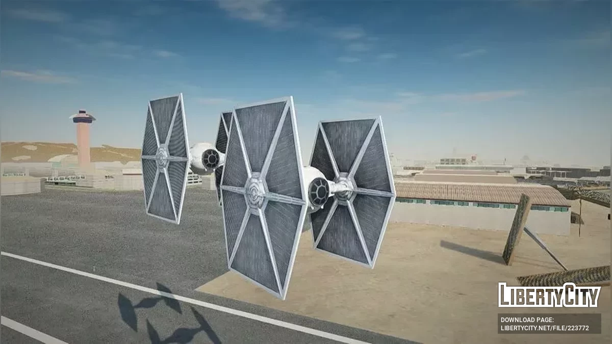 TIE Pilot, TIE Fighter et TIE Interceptor de Star Wars / GTA San Andreas