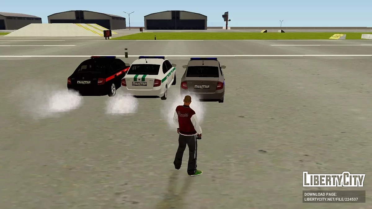 Пак автомобілів Skoda Rapid Російських силових структур / GTA San Andreas