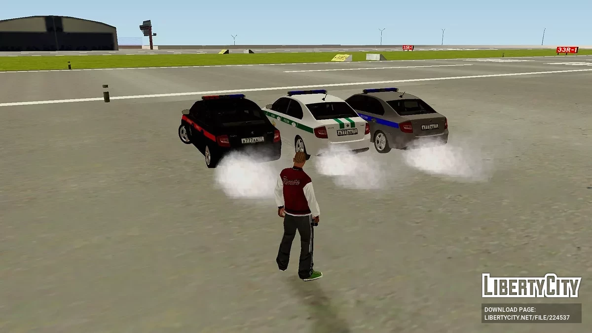 Пак автомобілів Skoda Rapid Російських силових структур / GTA San Andreas
