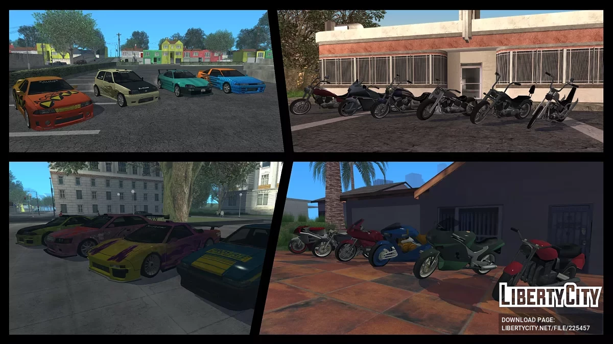 Erweiterte Vanilla-Fahrzeugpackung: Neustart / GTA San Andreas