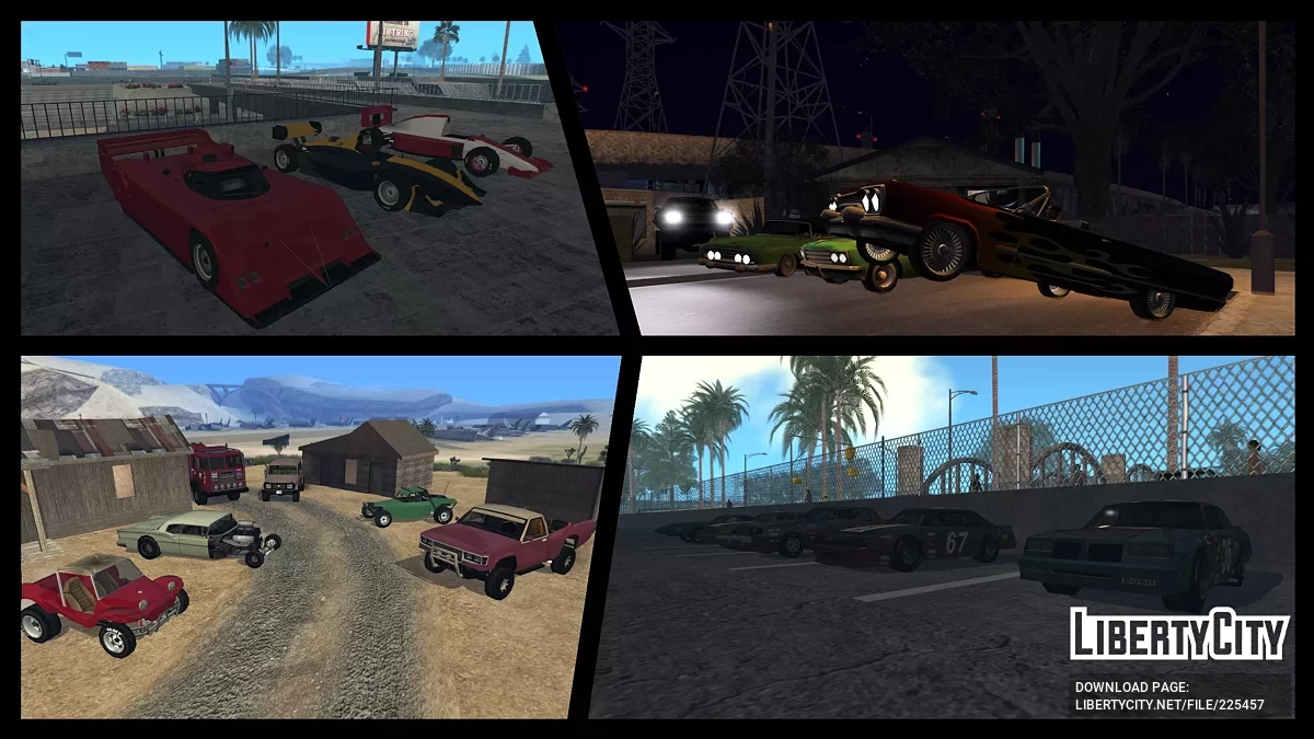 Erweiterte Vanilla-Fahrzeugpackung: Neustart / GTA San Andreas