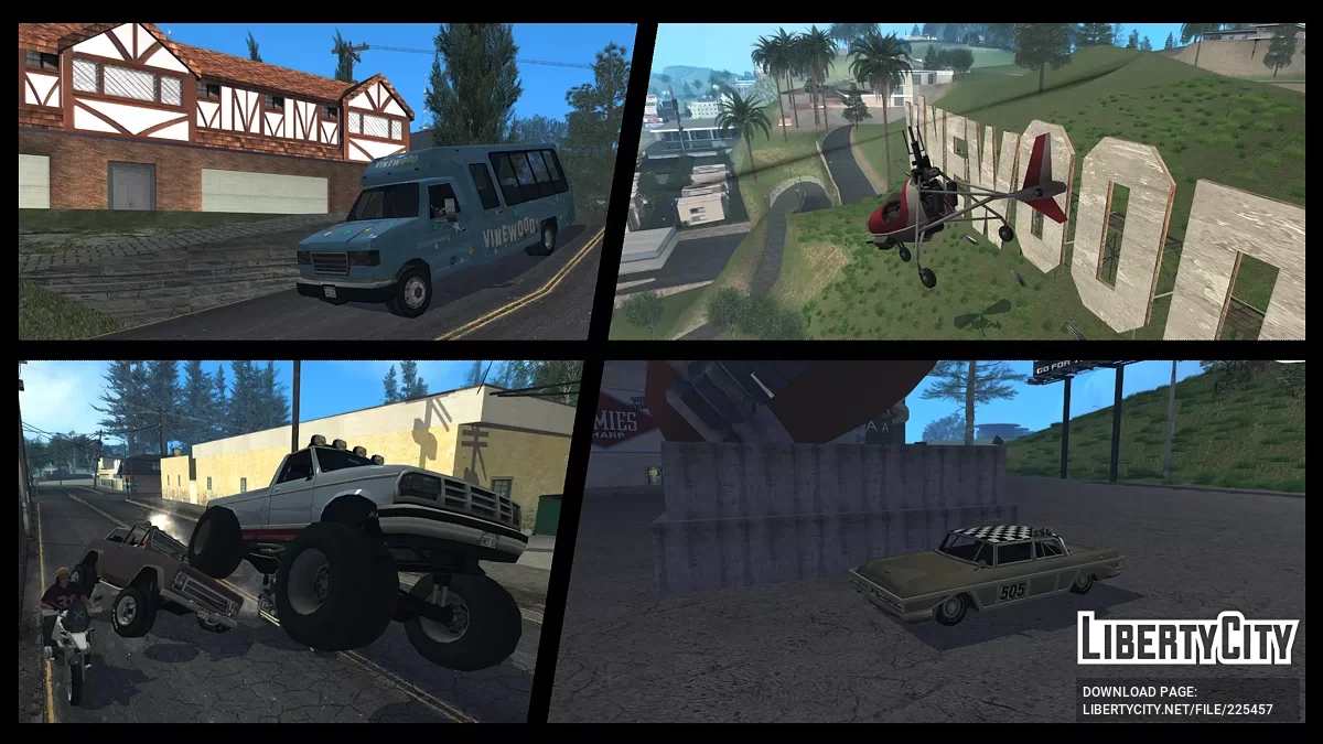 Erweiterte Vanilla-Fahrzeugpackung: Neustart / GTA San Andreas