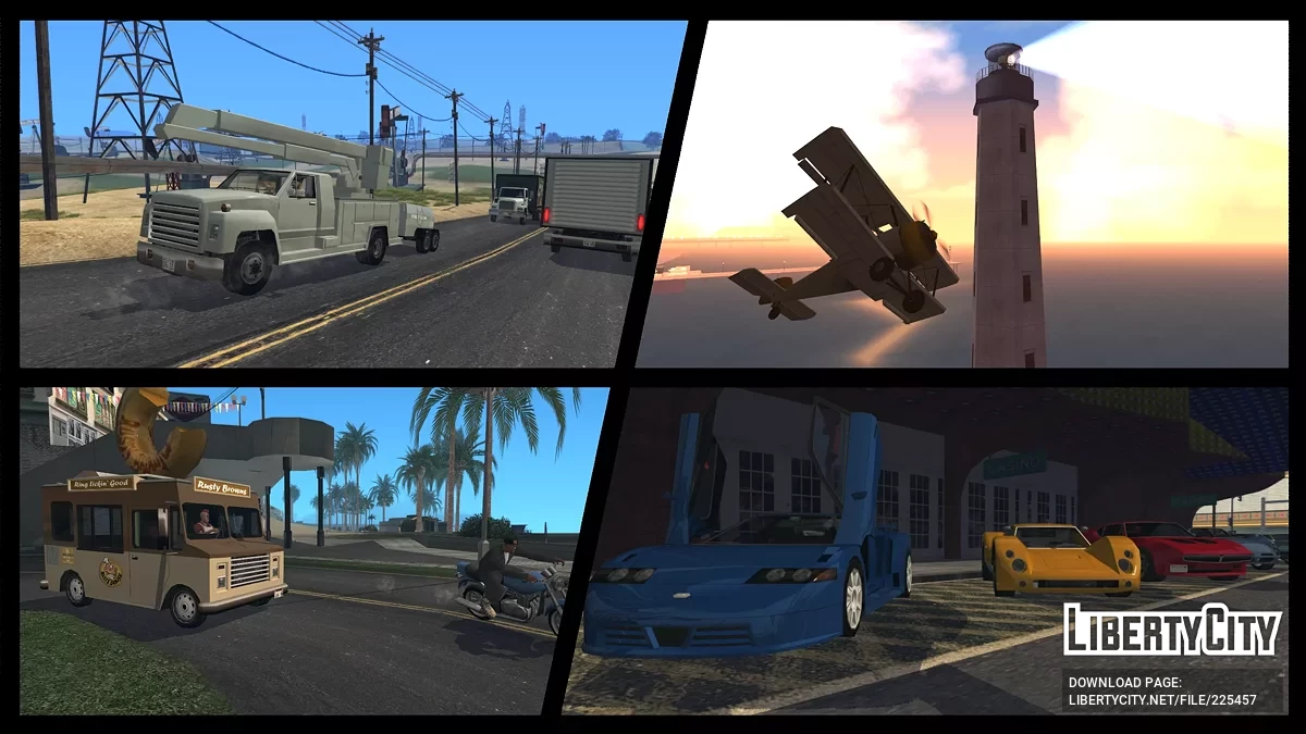 Erweiterte Vanilla-Fahrzeugpackung: Neustart / GTA San Andreas