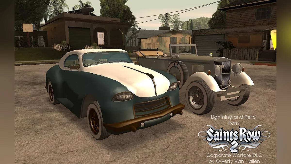 11 vehículos de Saints Row 1 y 2 / GTA San Andreas