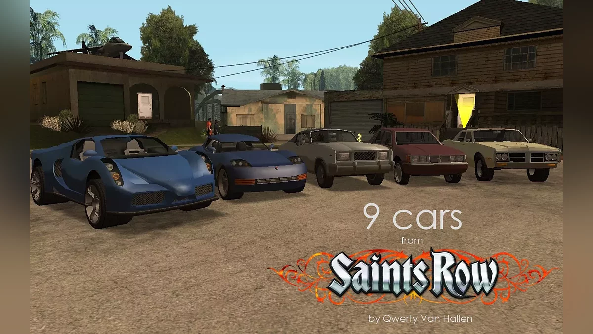 11 vehículos de Saints Row 1 y 2 / GTA San Andreas