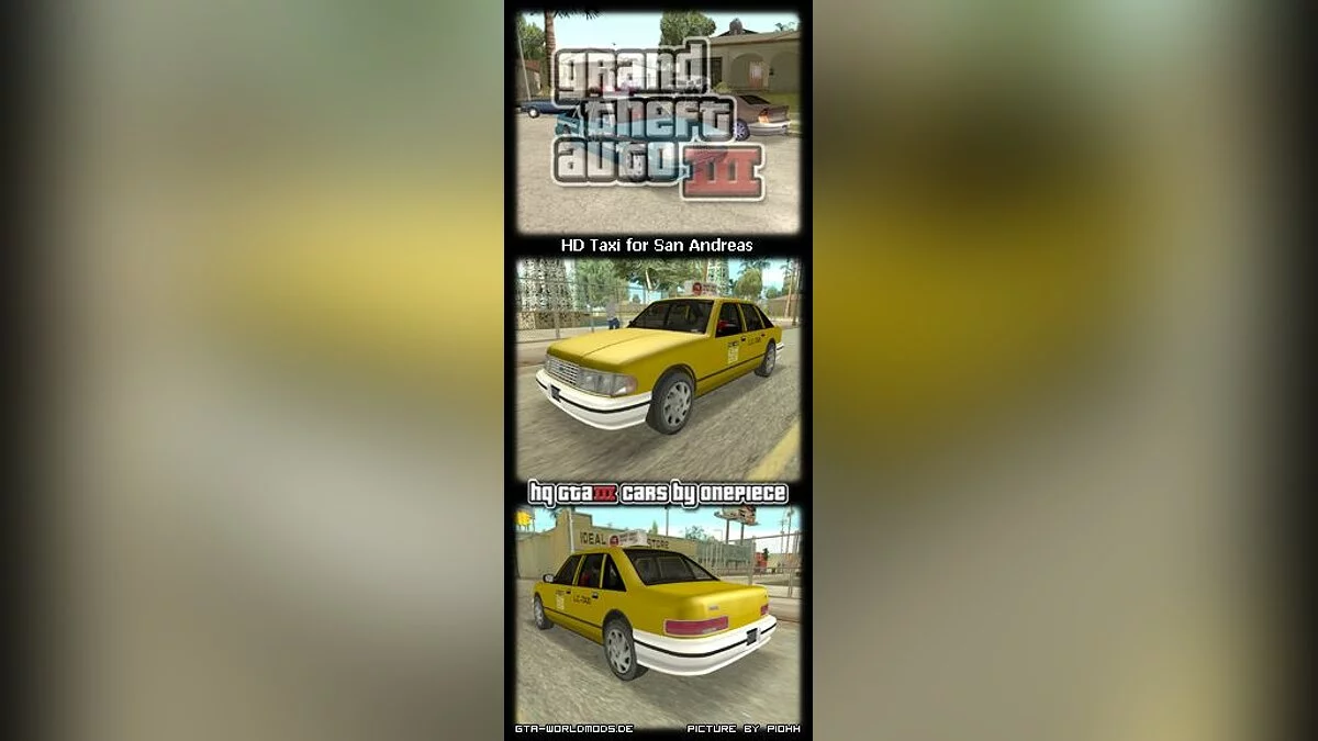 HD taxi SA / GTA San Andreas